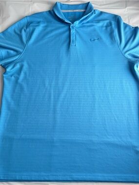Nike Golf AeroReact Blue Performance Polo XXL